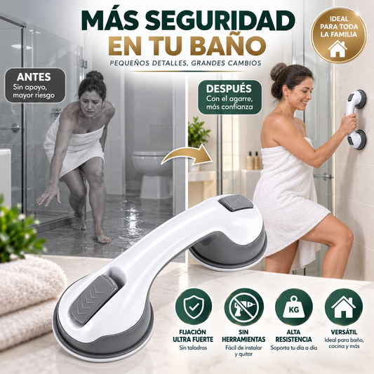 Agarradera de Baño con Ventosa